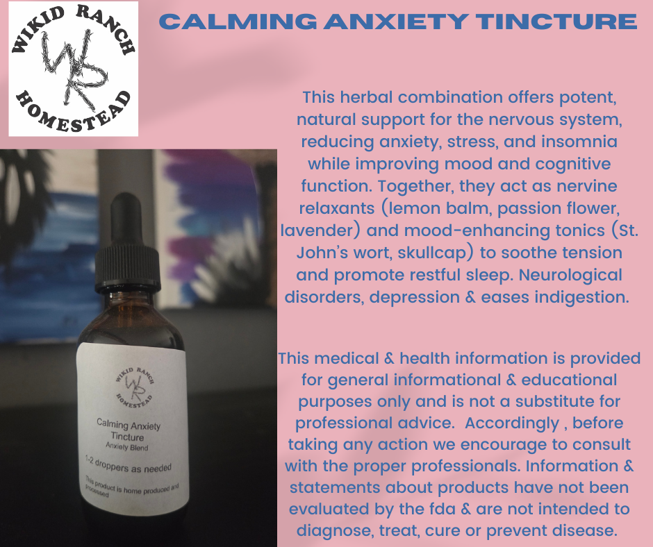 Calming Anxiety Tincture