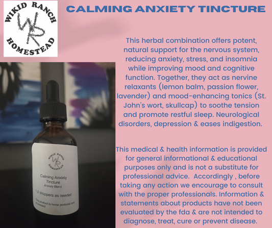 Calming Anxiety Tincture